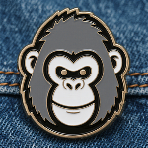 Broche de Gorila Estilo Oscuro |   Pin de Solapa de Mono Malvado de Dibujos Animados |   Joyería Punk de Moda - Product Image 2