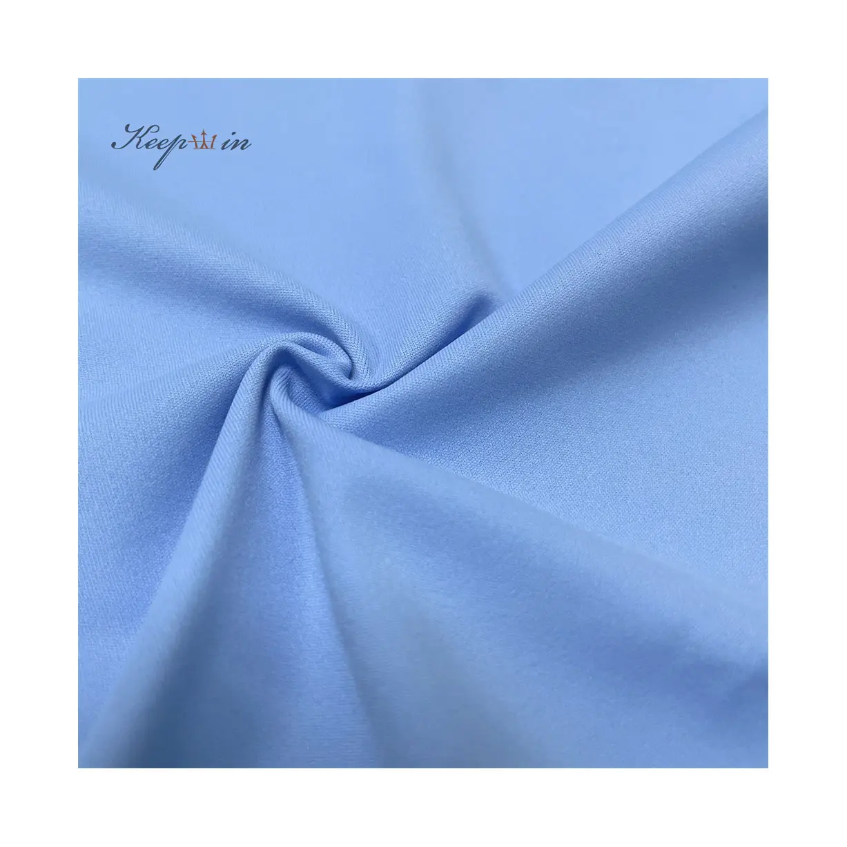 Keepwin High Stretch Fabric 160gsm Nylon Spandex Interlock Like A Cloud Yoga Top Fabric Dry Fit Soft Feeling