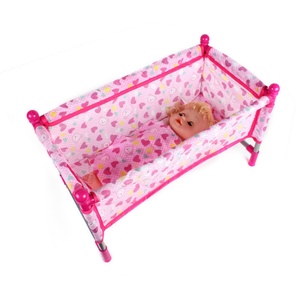 Adorable poussette pour poupée à deux roues amusante, combinaison 3 en 1, lit de poupée de 14 pouces, voiture jouet pour poupée, poussette - Product Image 5