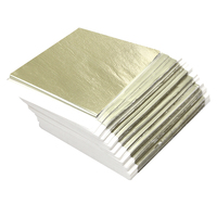 Feuilles d'argent imitation champagne de Taïwan, 14x14cm, 1000 pièces/paquet, pour décoration de plafond domestique