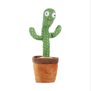 Jouet en peluche électronique 30 cm, Cactus, poupée en peluche douce, Cactus, vous pouvez changer et danser, jouet interactif