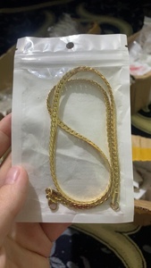 สร้อยคอแบบโซ่ลายลูกโซ่ชุบทอง ดีไซน์ลายนูน สไตล์ฮิปฮอป เรียบง่าย เหมาะสำหรับผู้ชาย คู่รัก สวมใส่ได้ทุกวัน ของขวัญแฟชั่น - Product Image 3