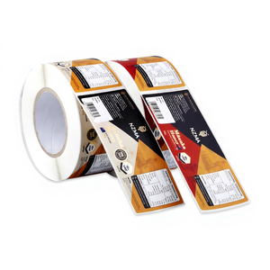Etiqueta Adhesiva de PET Impermeable Permanente Personalizada, Rollo de Etiquetas para Sellado de Logotipos de Marca, Empaques de Alimentos, Cosméticos, Manualidades y Velas - Product Image 1