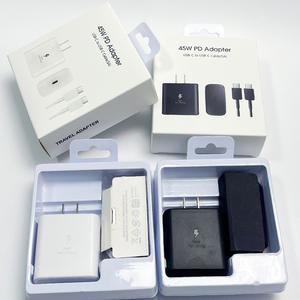 Adaptador USB C de Carga Rápida PD de 45W de Samsung, Cargador Súper Rápido con Cable, Enchufe para EE. UU., UE y Reino Unido, para Samsung S25, Note10, Note20 - Product Image 1