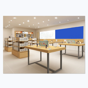 Soporte de exhibición para teléfono móvil, accesorios de madera con diseño de moda - Product Image 3