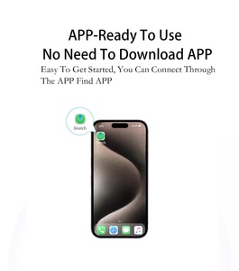 เครื่องติดตาม GPS ขนาดเล็กสำหรับสุนัข พร้อม AirTag ที่ยึดติดกับปลอกคอ สำหรับติดตามสัตว์เลี้ยง - Product Image 3