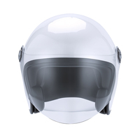 Casque de moto rétro vintage certifié ECE22.06 DOT, ABS, 3/4, demi-visage, casque de moto ouvert, casque jet