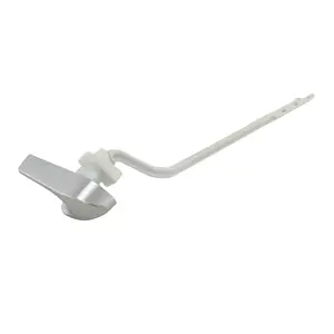 Toilet Tank Fittings Flush Lever/Side Left Handle For Universal Toilet Water Tank With ABS Chrome Head