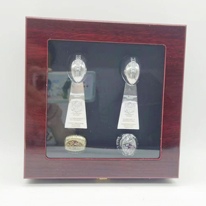 Anillo y Trofeo del Campeonato <span class=keywords><strong>de</strong></span> los New England Patriots <span class=keywords><strong>de</strong></span> Tom Brady con Caja <span class=keywords><strong>de</strong></span> Exhibición, Artesanías Deportivas para Fanáticos del Fútbol Americano, <span class=keywords><strong>Copa</strong></span> <span class=keywords><strong>de</strong></span> Trofeo - Product Image 6