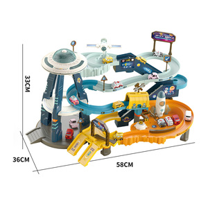 Ensemble de jeu de <span class=keywords><strong>Garage</strong></span> pour enfants, jeu de <span class=keywords><strong>voiture</strong></span>, de course, de piste - Product Image 5
