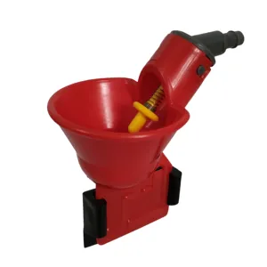 Poultry Equipment Automatic Poultry Waterer Poultry Quail Chick Drinker Bowl for Chicken Cage Water Drinking LM-34