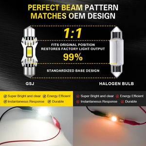 Nieuwe Anti-Flicker Hoge Vermogen 12V Festoon LED 3570 Chip 2W 36mm 39mm 31mm 41mm Geen Foutmelding voor Auto Interieur Kentekenplaatlamp - Product Image 3