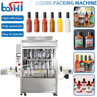 Verpakkingsapparatuur 150ml 200ml 250ml Drinken Fruit Sap Melk Water Flessen Verpakkingsmachines Automatische Vloeistofvulmachine