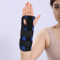 Attelle de fixation du poignet universelle pour la main gauche et droite, confortable, respirante, réglable, pour fracture, entorse, articulation du poignet