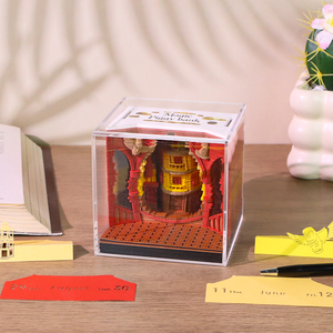 Regalo Creativo, Banco Mágico del Mundo Mágico, Modelo de Papel 3D, Adorno Coleccionable para Escritorio, Calendario Desprendible - Product Image 3