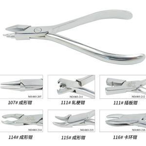 Alicates de Técnico Dental Starway de Acero Inoxidable, Alicates Trapezoidales Sandeok, Alicates para Anillos Elásticos Sun Moon, Alicates de Punta de Águila, Alicates de Cabeza Plana - Product Image 4