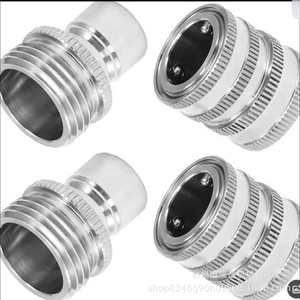 Adaptateur de tuyau d'arrosage Xiyi Machinery 3/4 pouce en acier inoxydable, raccord rapide pour outils d'arrosage - Product Image 2