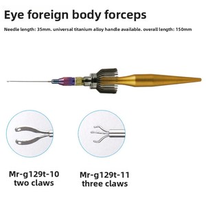 Strumenti Microchirurgici Oftalmici: Pinze per Corpi Estranei Intraoculari con Presa Precisa e Antiscivolo, Ampia Gamma - Product Image 4