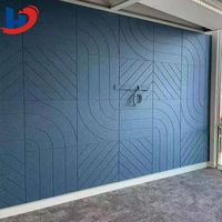 Panneaux acoustiques modulaires en feutre PET géométrique 3D haute densité HENGJIU, pour hôtels modernes, usines, vente en gros, architecture.