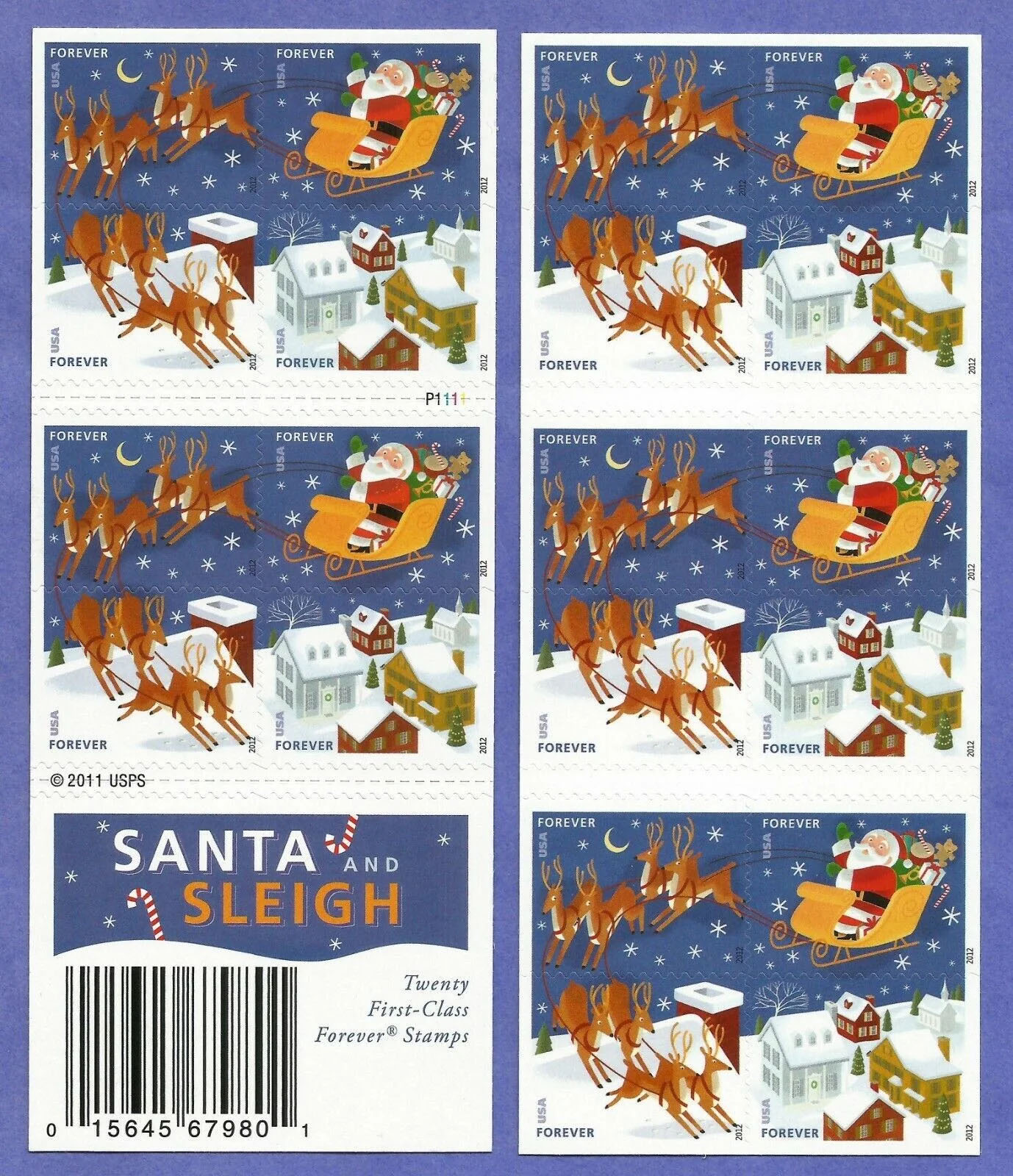 2012 Santa and Sleigh   A153