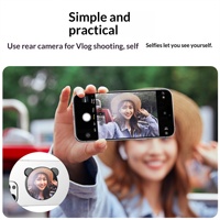 Miroir selfie arrière pour téléphone portable, adsorption magnétique MagSafe, vlog, diffusion en direct, réflecteur HD