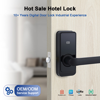 Cerradura Electrónica para Hotel, Cerradura Inteligente con Tarjeta, Cerradura de Puerta con Acabado Pulido, Duradera, Económica, con Tarjeta RFID de Proximidad, Software Gratuito para Hotel