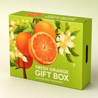 Boîte-cadeau pour oranges fraîches, emballage pour produits frais, emballage cadeau en gros