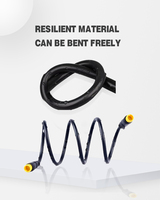 Conector Impermeable Julet de 2/3/4/5/6 Pines 1T4 1T5 |   Cable 2A para Bicicletas Eléctricas y Sistemas de Energía Solar