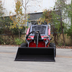 Mini-chargeuse sur pneus blanche Soamte de Chine, certifiée CE EURO5 EPA, avec moteur Kubota, boîte de vitesses PLC, pompe hydraulique, roulement et moteur, garantie 2 ans - Product Image 4