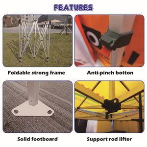 Trade Show <b>Tent</b> <b>Frame</b> 10X10FT 10X15FT 10X20FT Aluminum Steel Foldable Waterproof Easy Installation Outdoor Advertising <b>Tent</b> - Product Image 5
