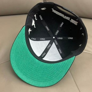 Bonés Snapback Lisos de Alta Qualidade OEM ODM para Atacado com Aba Reta, Etiquetas e Bordado 3D Hip Hop - Boné de Beisebol - Product Image 5