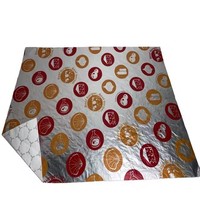 Conception de tailles différentes papier alvéolé Sandwich Wrap isolé Burger papier d'emballage