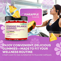 Gummies Équilibre Féminin Marque Blanche OEM – Bien-être Adulte Femme : Probiotiques, D-Mannose, Canneberge, Myo-Inositol, Soutien Hormonal