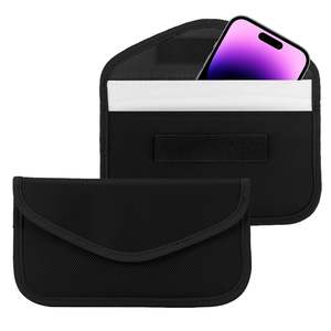 Sacs Faraday pour clés de voiture, téléphone portable, blocage du signal RFID, pochette pour clés, portefeuille, anti-pistage, anti-vol, protection de la voiture, brouilleur de signal - Product Image 1