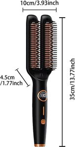 Щетка для выпрямления волос с ЖК-дисплеем, 2 в 1 - Product Image 4