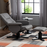 Fauteuil inclinable en cuir PU de style moderne de qualité supérieure