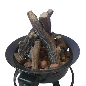 Accesorios para Chimenea, Leños <span class=keywords><strong>de</strong></span> Gas Decorativos, Leños <span class=keywords><strong>de</strong></span> Cerámica, Juego <span class=keywords><strong>de</strong></span> Leños <span class=keywords><strong>de</strong></span> Fibra Cerámica - Product Image 3