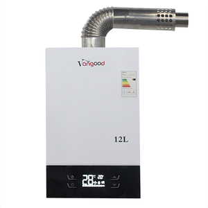 <span class=keywords><strong>Chauffe</strong></span>-<span class=keywords><strong>eau</strong></span> mural sans réservoir de 12 L au gaz (gaz naturel/GPL) pour douche chaude instantanée à usage domestique - Product Image 1