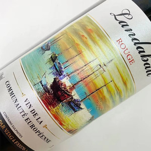 Etiquetas <span class=keywords><strong>de</strong></span> Vino con Estampado en Caliente <span class=keywords><strong>de</strong></span> Textura <span class=keywords><strong>de</strong></span> Lujo, Adhesivo Impermeable para Botellas <span class=keywords><strong>de</strong></span> Vidrio - Product Image 6