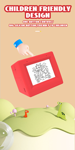 Nouvelle <span class=keywords><strong>imprimante</strong></span> mini créative 2026 pour enfants, boîte rouge, <span class=keywords><strong>imprimante</strong></span> AI portable sans fil, prend en charge l'impression instantanée de photos et de vidéos - Product Image 4