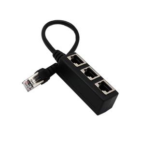 Splitter RJ45 all'ingrosso, connettore Ethernet RJ45 da <span class=keywords><strong>1</strong></span> maschio a <span class=keywords><strong>3</strong></span> femmine, adattatore per cavo di prolunga di rete, spina di rete - Product Image 6