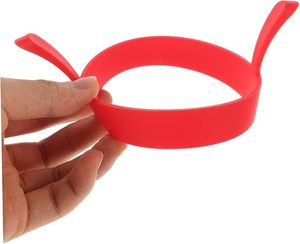 Moule à œufs ronds en silicone à double poignée pour des œufs frits parfaits - Product Image 3