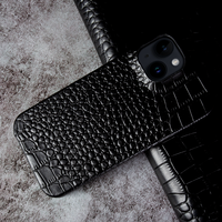 Pour iPhone 15 Pro max étui en cuir véritable étui de téléphone en cuir de vache pour couverture iPhone
