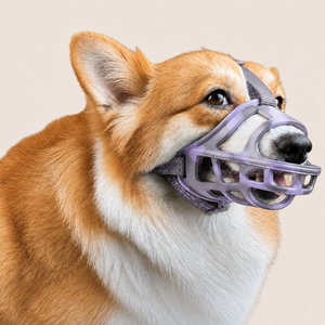 Muselière pour chien personnalisable en plusieurs couleurs, haute résistance, muselière d'entraînement robuste pour empêcher l'avalage de nourriture - Product Image 6