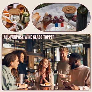 Plateaux à <span class=keywords><strong>charcuterie</strong></span> en bois d'acacia de qualité supérieure, plateaux à <span class=keywords><strong>charcuterie</strong></span> pour verres à vin, mini planches à <span class=keywords><strong>charcuterie</strong></span> (10 pièces) - Product Image 6