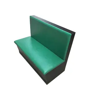 New Design Middle East Fruit Green Color Restaurant Bench Sofa Booth Seating