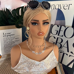 Tête de Mannequin Femme Réaliste MCY avec Épaules pour Présentation de Perruques, Chapeaux, Lunettes de Soleil, Bijoux – Support PVC pour Maquillage et Perruques, Accessoire Photo - Product Image 2