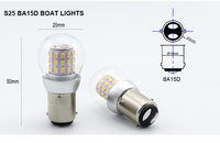 Ampoule LED Ba15s, lampe de signalisation robuste, 12V 24V, large plage de tension d'entrée, pour éclairage intérieur de voiture, camion, remorque, coffre, porte, éclairage de courtoisie, 5W