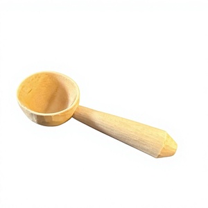 Cuillère à café en bois écologique artisanale avec long manche, cuillère doseuse en bois naturel (capacité 10/20/30 ml, finition miroir) - Product Image 6