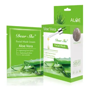 Mascarilla Facial de Aloe Vera, nueva generación, aclara las manchas oscuras, hidratante y húmeda, antiarrugas